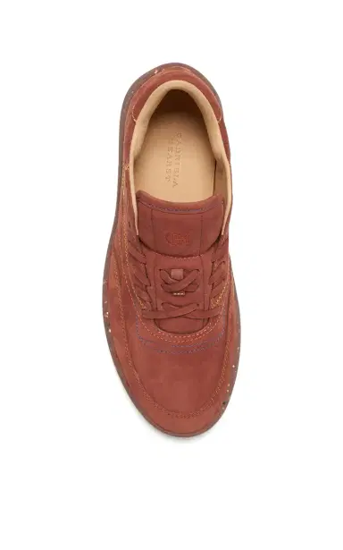 Gabriela Hearst Ohio Slip-on Sneaker in Burnt Sienna Nubuck | Thumbnail 5 Gabriela Hearst Ohio Slip-on Sneaker in Burnt Sienna Nubuck | Thumbnail 5