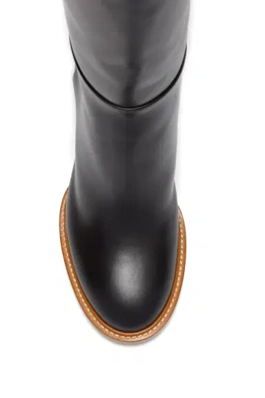 Gabriela Hearst Bocca Knee-High Boot in Black Leather | Thumbnail 5 Gabriela Hearst Bocca Knee-High Boot in Black Leather | Thumbnail 5