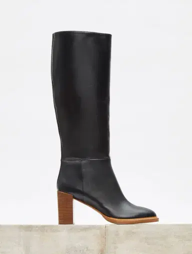 Gabriela Hearst Bocca Knee-High Boot in Black Leather | Thumbnail 6 Gabriela Hearst Bocca Knee-High Boot in Black Leather | Thumbnail 6