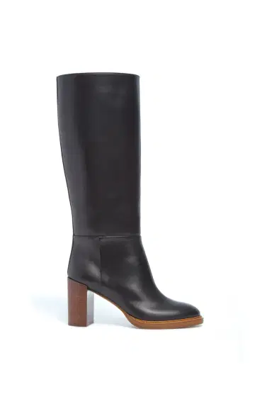 Gabriela Hearst Bocca Knee-High Boot in Black Leather | Thumbnail 1 Gabriela Hearst Bocca Knee-High Boot in Black Leather | Thumbnail 1