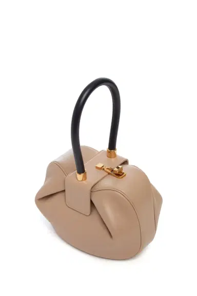 Gabriela Hearst Nina Bag in Nude & Navy Nappa Leather | Thumbnail 3 Gabriela Hearst Nina Bag in Nude & Navy Nappa Leather | Thumbnail 3