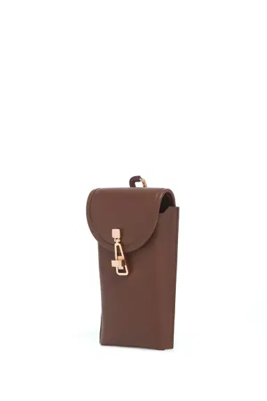 Gabriela Hearst Sunglasses Pouch in Chocolate Leather | Thumbnail 2 Gabriela Hearst Sunglasses Pouch in Chocolate Leather | Thumbnail 2