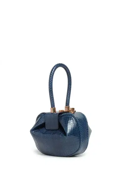 Gabriela Hearst Demi Bag in Navy Snakeskin | Thumbnail 1 Gabriela Hearst Demi Bag in Navy Snakeskin | Thumbnail 1