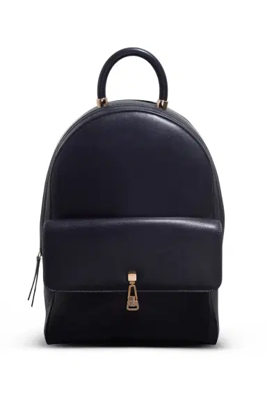 Gabriela Hearst Billie Backpack in Navy Nappa Leather | Thumbnail 2 Gabriela Hearst Billie Backpack in Navy Nappa Leather | Thumbnail 2
