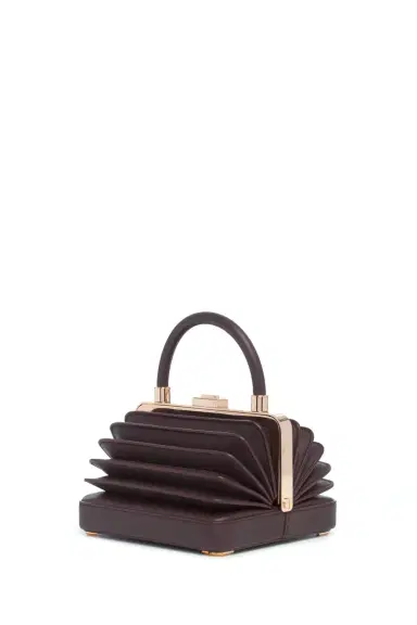 Gabriela Hearst Small Diana Bag in Bordeaux Nappa Leather | Thumbnail 1 Gabriela Hearst Small Diana Bag in Bordeaux Nappa Leather | Thumbnail 1