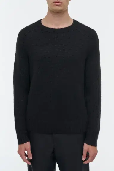 Gabriela Hearst Norwich Knit Sweater in Black Cashmere | Thumbnail 2 Gabriela Hearst Norwich Knit Sweater in Black Cashmere | Thumbnail 2