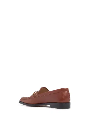 Gabriela Hearst Melchora Stone Loafer in Cognac Leather | Thumbnail 3 Gabriela Hearst Melchora Stone Loafer in Cognac Leather | Thumbnail 3