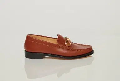 Gabriela Hearst Melchora Stone Loafer in Cognac Leather | Thumbnail 5 Gabriela Hearst Melchora Stone Loafer in Cognac Leather | Thumbnail 5