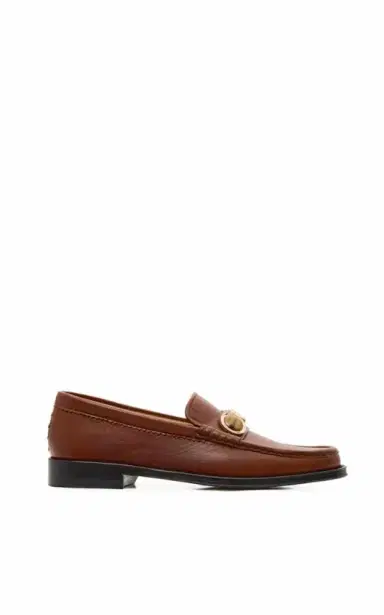 Gabriela Hearst Melchora Stone Loafer in Cognac Leather | Thumbnail 1 Gabriela Hearst Melchora Stone Loafer in Cognac Leather | Thumbnail 1