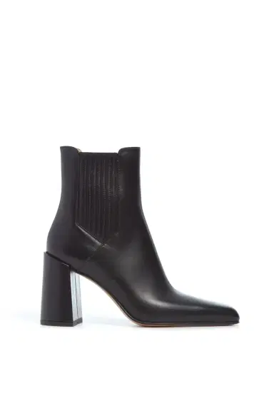 Gabriela Hearst Luke High Heel Ankle Boot in Black Leather | Thumbnail 1 Gabriela Hearst Luke High Heel Ankle Boot in Black Leather | Thumbnail 1