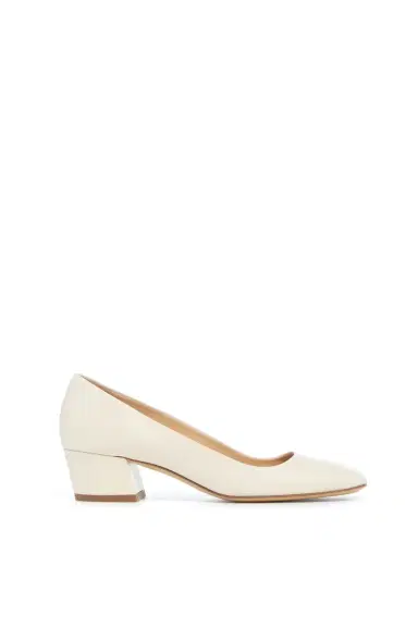 Gabriela Hearst Agathe Low Heel Pump in Leather | Thumbnail 1 Gabriela Hearst Agathe Low Heel Pump in Leather | Thumbnail 1