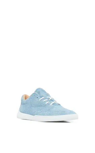 Gabriela Hearst Ohio Slip-on Sneaker in Light Blue Suede Denim | Thumbnail 3 Gabriela Hearst Ohio Slip-on Sneaker in Light Blue Suede Denim | Thumbnail 3