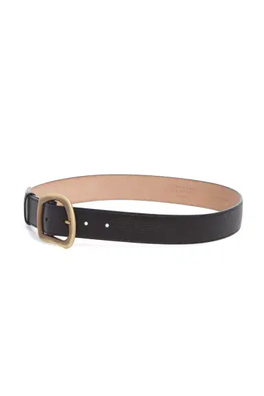GABRIELA HEARST Medium Simone Belt in Black Textured Leather | Thumbnail 2 GABRIELA HEARST Medium Simone Belt in Black Textured Leather | Thumbnail 2