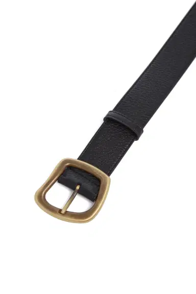 GABRIELA HEARST Medium Simone Belt in Black Textured Leather | Thumbnail 3 GABRIELA HEARST Medium Simone Belt in Black Textured Leather | Thumbnail 3