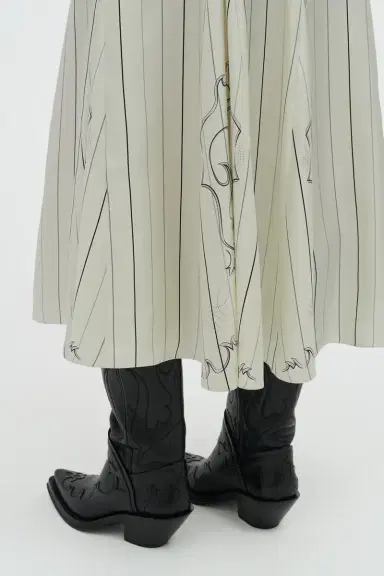 Gabriela Hearst Galway Shirtdress in Multi Pinstripe Silk Twill | Thumbnail 8 Gabriela Hearst Galway Shirtdress in Multi Pinstripe Silk Twill | Thumbnail 8