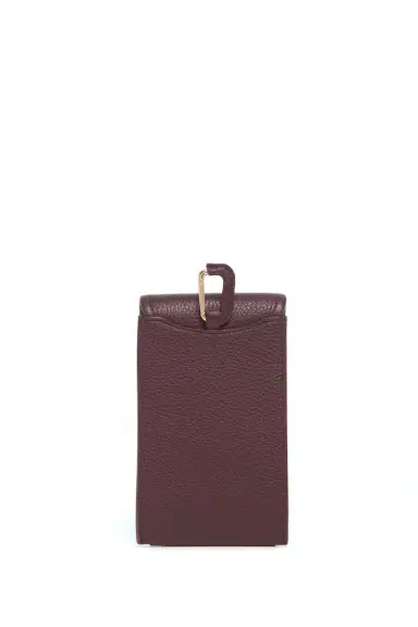 Gabriela Hearst Sunglasses Pouch in Bordeaux Textured Leather | Thumbnail 3 Gabriela Hearst Sunglasses Pouch in Bordeaux Textured Leather | Thumbnail 3