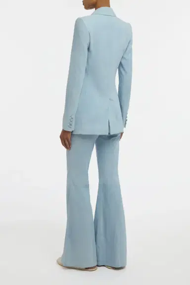 Gabriela Hearst Leiva Blazer in Light Blue Suede | Thumbnail 5 Gabriela Hearst Leiva Blazer in Light Blue Suede | Thumbnail 5