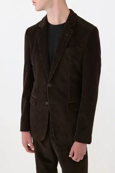 Gabriela Hearst Irving Jacket in Chocolate Fine Cashmere Corduroy | Thumbnail 6 Gabriela Hearst Irving Jacket in Chocolate Fine Cashmere Corduroy | Thumbnail 6