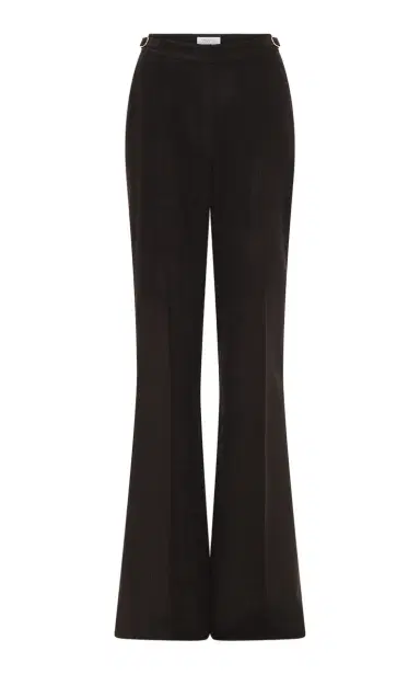 Gabriela Hearst Vesta Flare Pant in Chocolate Fine Cashmere Corduroy | Thumbnail 1 Gabriela Hearst Vesta Flare Pant in Chocolate Fine Cashmere Corduroy | Thumbnail 1