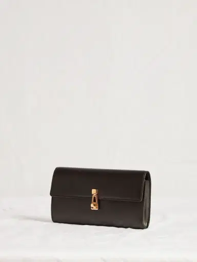 Gabriela Hearst Phone Wallet in Black Leather | Thumbnail 7 Gabriela Hearst Phone Wallet in Black Leather | Thumbnail 7
