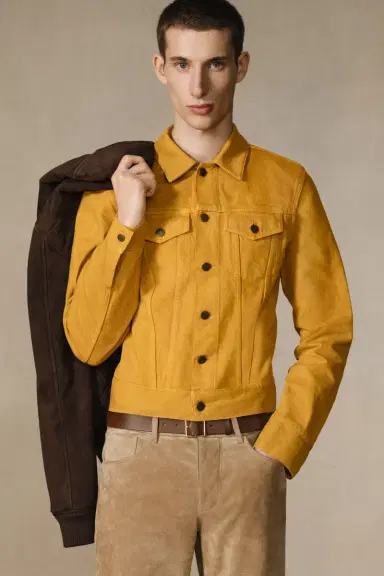 Gabriela Hearst Anthony Five Pocket Pant in Camel Suede | Thumbnail 2 Gabriela Hearst Anthony Five Pocket Pant in Camel Suede | Thumbnail 2