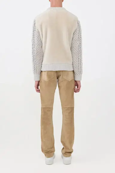 Gabriela Hearst Anthony Five Pocket Pant in Camel Suede | Thumbnail 5 Gabriela Hearst Anthony Five Pocket Pant in Camel Suede | Thumbnail 5