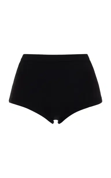 GABRIELA HEARST Aris Knit Short in Black Merino Wool | Thumbnail 1 GABRIELA HEARST Aris Knit Short in Black Merino Wool | Thumbnail 1