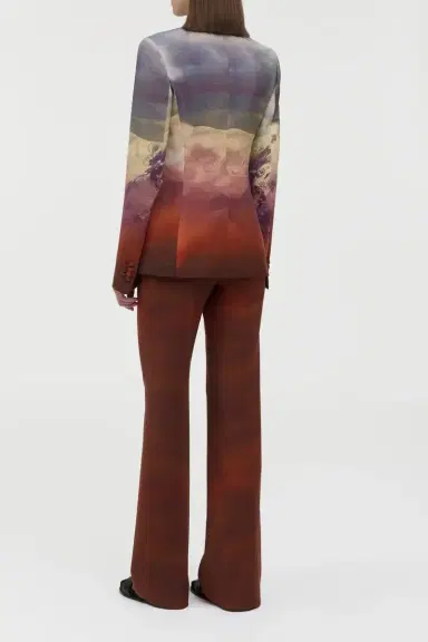 Gabriela Hearst Vesta Flare Pant in Mountain Virgin Wool | Thumbnail 4 Gabriela Hearst Vesta Flare Pant in Mountain Virgin Wool | Thumbnail 4