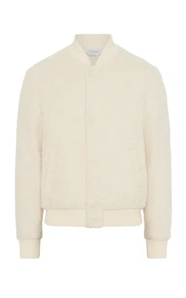 Gabriela Hearst Brandon Bomber in Recycled Cashmere Boucle | Thumbnail 1 Gabriela Hearst Brandon Bomber in Recycled Cashmere Boucle | Thumbnail 1
