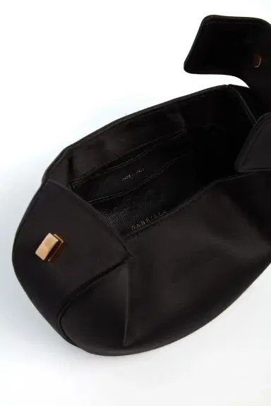 GABRIELA HEARST Demi Bag in Black Satin | Thumbnail 4 GABRIELA HEARST Demi Bag in Black Satin | Thumbnail 4