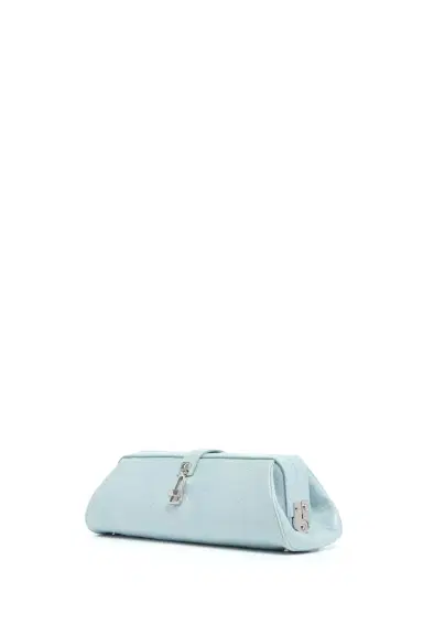 Gabriela Hearst Paola Clutch in Light Blue Snakeskin | Thumbnail 4 Gabriela Hearst Paola Clutch in Light Blue Snakeskin | Thumbnail 4