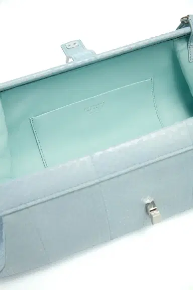 Gabriela Hearst Paola Clutch in Light Blue Snakeskin | Thumbnail 6 Gabriela Hearst Paola Clutch in Light Blue Snakeskin | Thumbnail 6