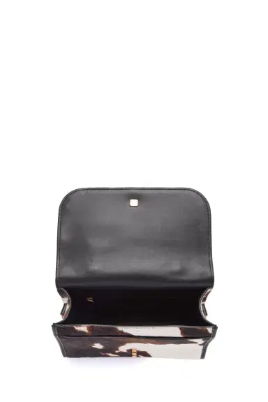 Gabriela Hearst Medium Leonora Flap Bag in Cognac Multi Pony Hair | Thumbnail 5 Gabriela Hearst Medium Leonora Flap Bag in Cognac Multi Pony Hair | Thumbnail 5