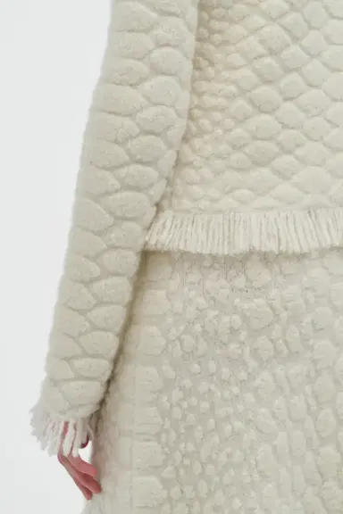 Gabriela Hearst Johannes Fringe Knit Cardigan in Cashmere | Thumbnail 6 Gabriela Hearst Johannes Fringe Knit Cardigan in Cashmere | Thumbnail 6
