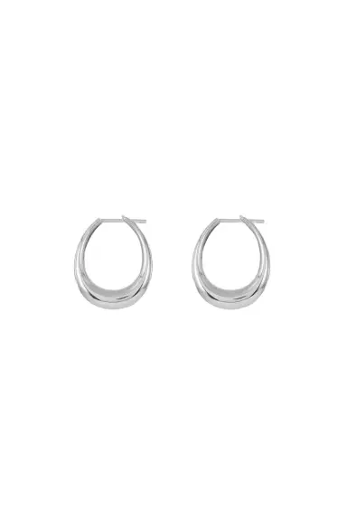 GABRIELA HEARST Small Drop Earrings in 18K White Gold | Thumbnail 1 GABRIELA HEARST Small Drop Earrings in 18K White Gold | Thumbnail 1