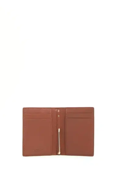 Gabriela Hearst Simple Card Wallet in Cognac Leather | Thumbnail 4 Gabriela Hearst Simple Card Wallet in Cognac Leather | Thumbnail 4