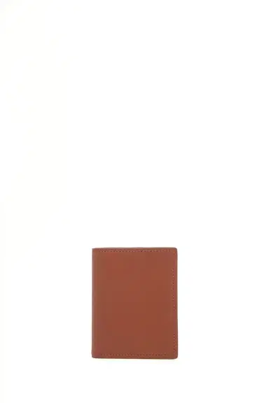 Gabriela Hearst Simple Card Wallet in Cognac Leather | Thumbnail 1 Gabriela Hearst Simple Card Wallet in Cognac Leather | Thumbnail 1