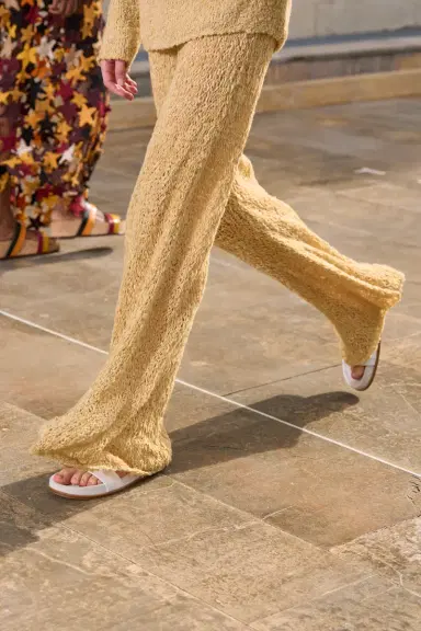 Gabriela Hearst Oriel Knit Pant in Hay Silk Cashmere Linen | Thumbnail 3 Gabriela Hearst Oriel Knit Pant in Hay Silk Cashmere Linen | Thumbnail 3