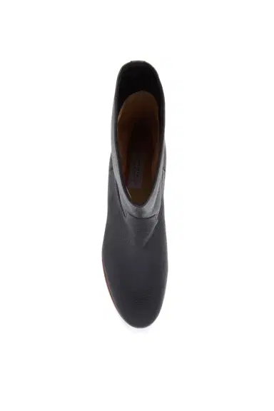 Gabriela Hearst Tina Ankle Boot in Black Textured Leather | Thumbnail 4 Gabriela Hearst Tina Ankle Boot in Black Textured Leather | Thumbnail 4