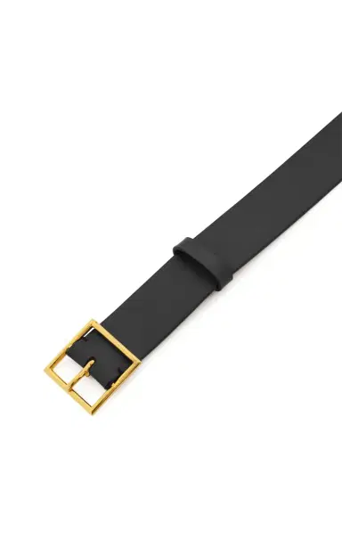 GABRIELA HEARST Adler Belt in Black Leather | Thumbnail 2 GABRIELA HEARST Adler Belt in Black Leather | Thumbnail 2