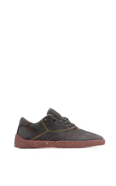 Gabriela Hearst Ohio Slip-on Sneaker in Charcoal Nubuck | Thumbnail 1 Gabriela Hearst Ohio Slip-on Sneaker in Charcoal Nubuck | Thumbnail 1