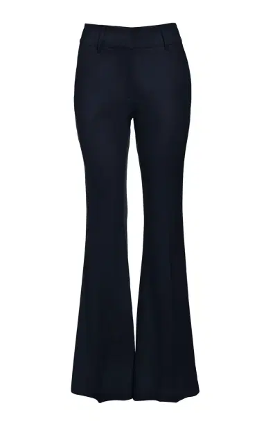Gabriela Hearst Rhein Flare Pant in Dark Navy Sportswear Wool | Thumbnail 1 Gabriela Hearst Rhein Flare Pant in Dark Navy Sportswear Wool | Thumbnail 1
