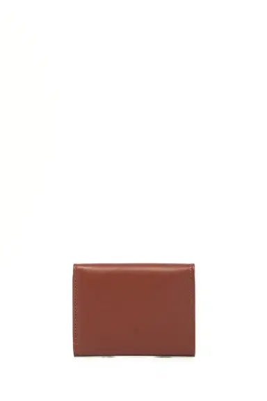 Gabriela Hearst Compact Flat Wallet in Cognac Leather | Thumbnail 3 Gabriela Hearst Compact Flat Wallet in Cognac Leather | Thumbnail 3