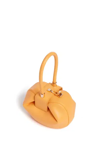 Gabriela Hearst Demi Bag in Fluorescent Orange Nappa Leather | Thumbnail 3 Gabriela Hearst Demi Bag in Fluorescent Orange Nappa Leather | Thumbnail 3