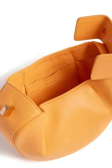 Gabriela Hearst Demi Bag in Fluorescent Orange Nappa Leather | Thumbnail 4 Gabriela Hearst Demi Bag in Fluorescent Orange Nappa Leather | Thumbnail 4