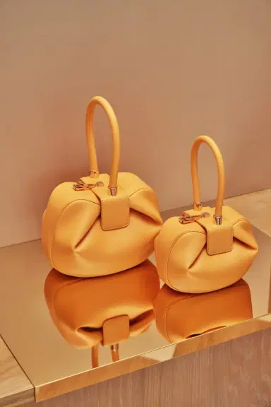 Gabriela Hearst Demi Bag in Fluorescent Orange Nappa Leather | Thumbnail 6 Gabriela Hearst Demi Bag in Fluorescent Orange Nappa Leather | Thumbnail 6