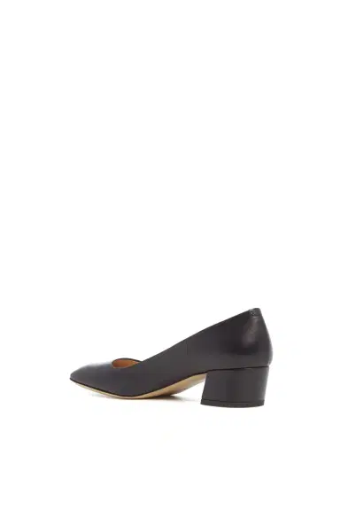 Gabriela Hearst Agathe Low Heel Pump in Black Leather | Thumbnail 3 Gabriela Hearst Agathe Low Heel Pump in Black Leather | Thumbnail 3