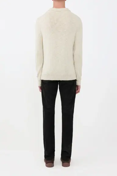 Gabriela Hearst Aled Knit Polo in Cashmere | Thumbnail 4 Gabriela Hearst Aled Knit Polo in Cashmere | Thumbnail 4