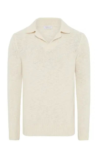 Gabriela Hearst Aled Knit Polo in Cashmere | Thumbnail 1 Gabriela Hearst Aled Knit Polo in Cashmere | Thumbnail 1
