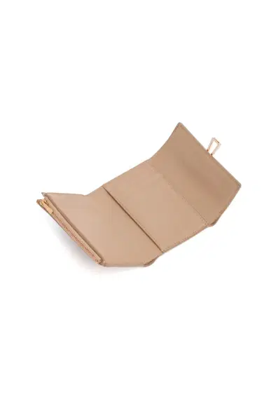 Gabriela Hearst Compact Flat Wallet in Nude Leather | Thumbnail 4 Gabriela Hearst Compact Flat Wallet in Nude Leather | Thumbnail 4